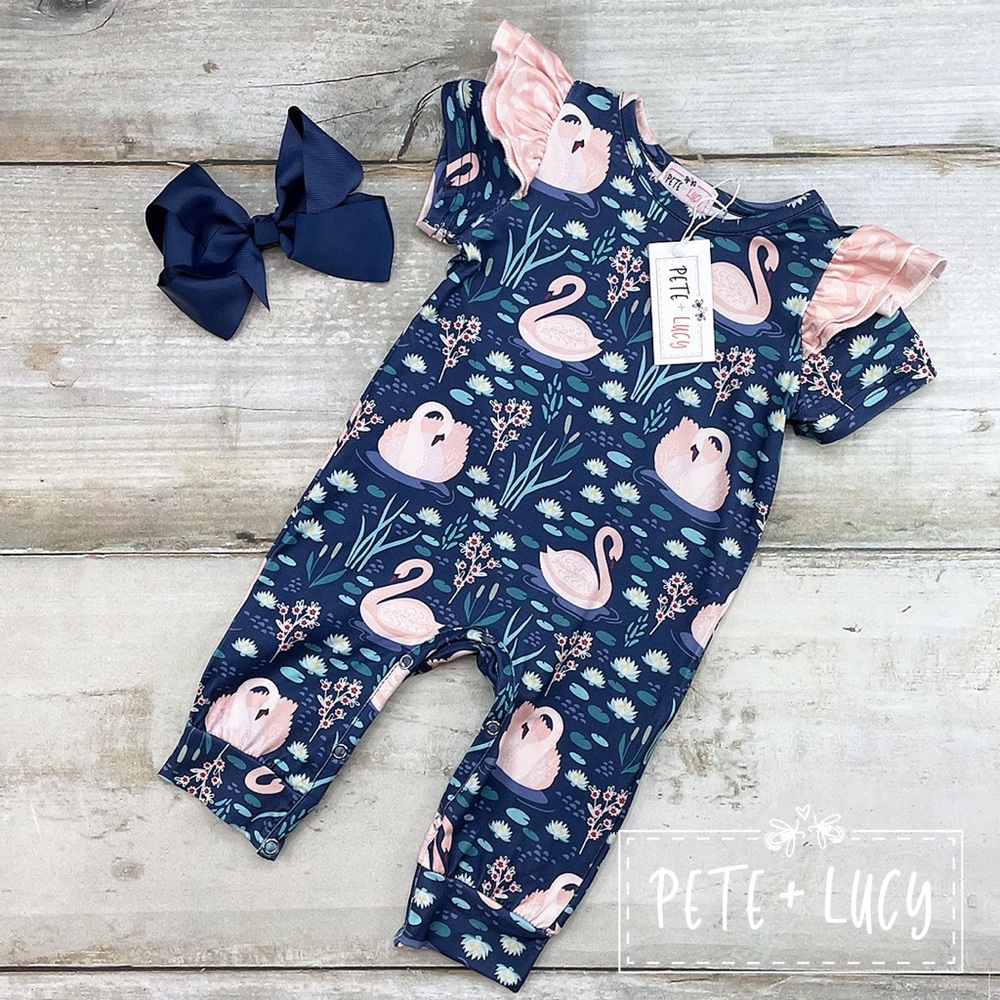 Pete + Lucy Swan Lake Romper